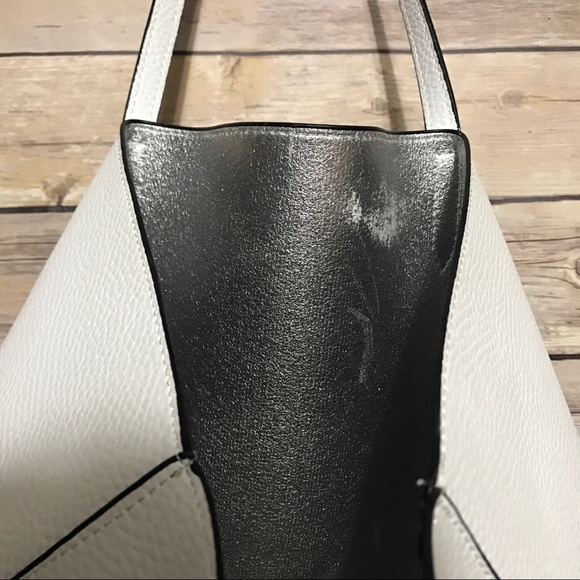 VICTORIAS SECRET White Laser Cut Tassel Tote Bag - Picture 6 of 7